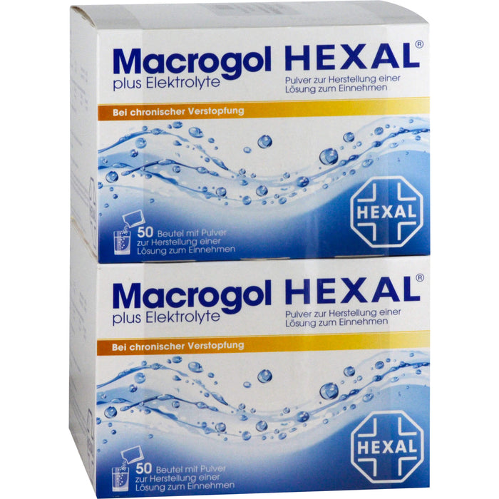 Macrogol HEXAL plus Elektrolyte, 100 St. Beutel