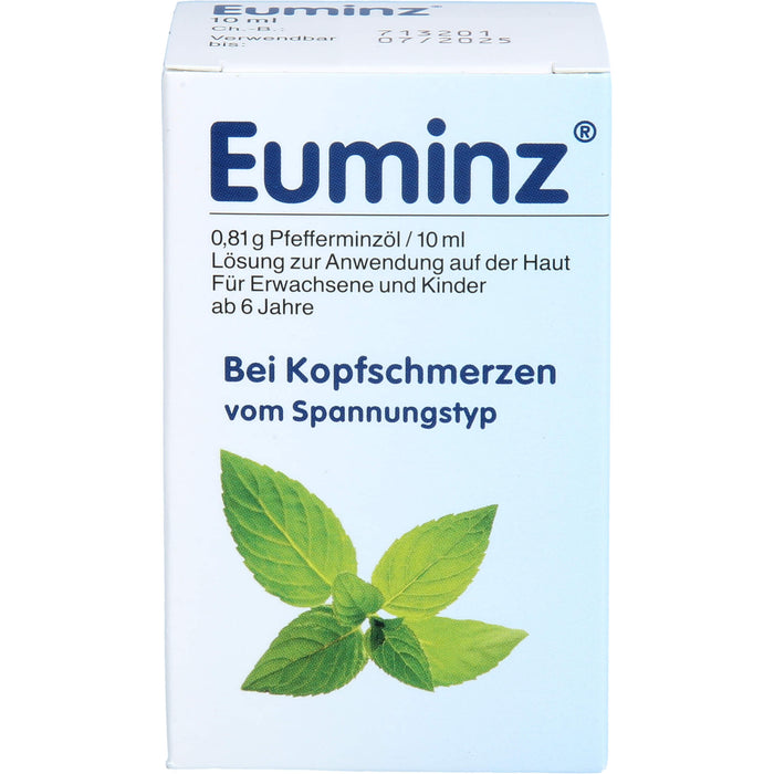 Euminz Wirkstoff: Pfefferminzöl Lösung bei Kopfschmerzen, 10 ml Lösung