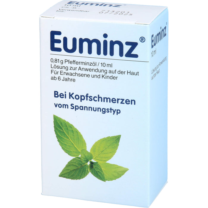 Euminz Wirkstoff: Pfefferminzöl Lösung bei Kopfschmerzen, 10 ml Lösung