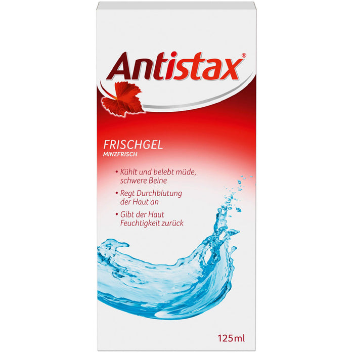 Antistax Frischgel kühlt und belebt müde und schwere Beine, 125 ml Gel