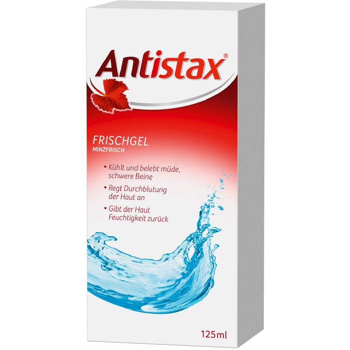 Antistax Frischgel kühlt und belebt müde und schwere Beine, 125 ml Gel
