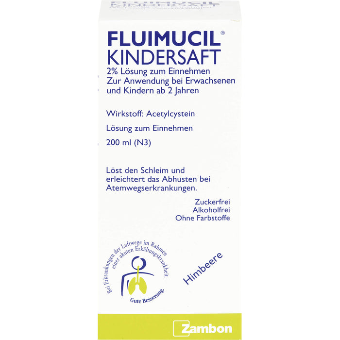 Fluimucil Kindersaft 2% Lösung zum Einnehmen, 200 ml LSE