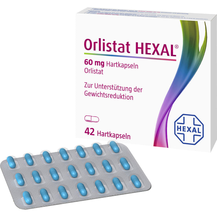 Orlistat HEXAL 60 mg Hartkapseln, 42 St. Kapseln