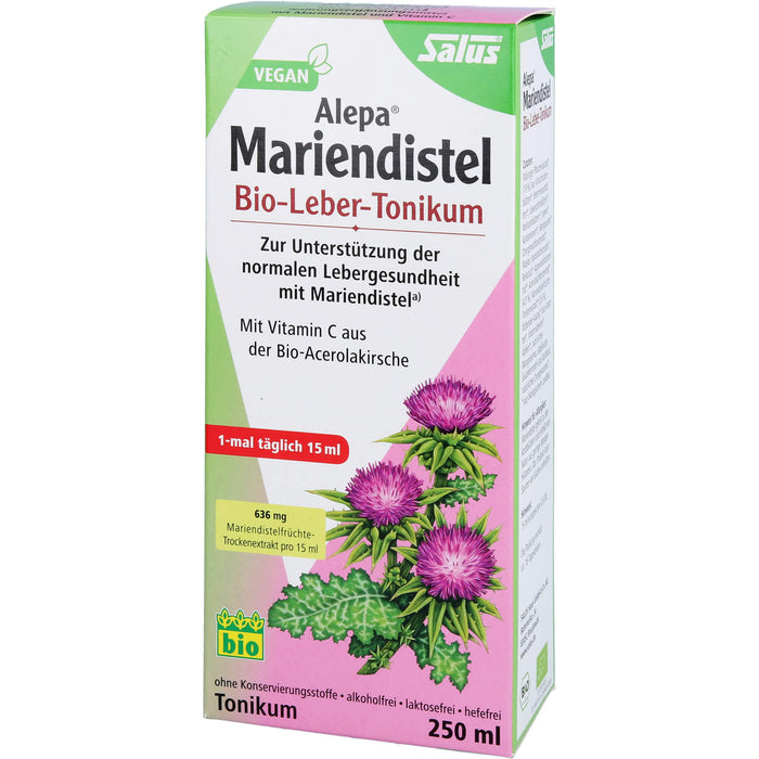 Salus Alepa Mariendistel Bio-Leber-Tonikum, 250 ml Lösung