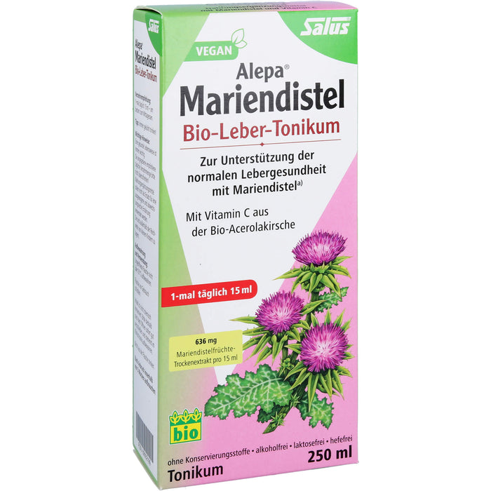 Salus Alepa Mariendistel Bio-Leber-Tonikum, 250 ml Lösung