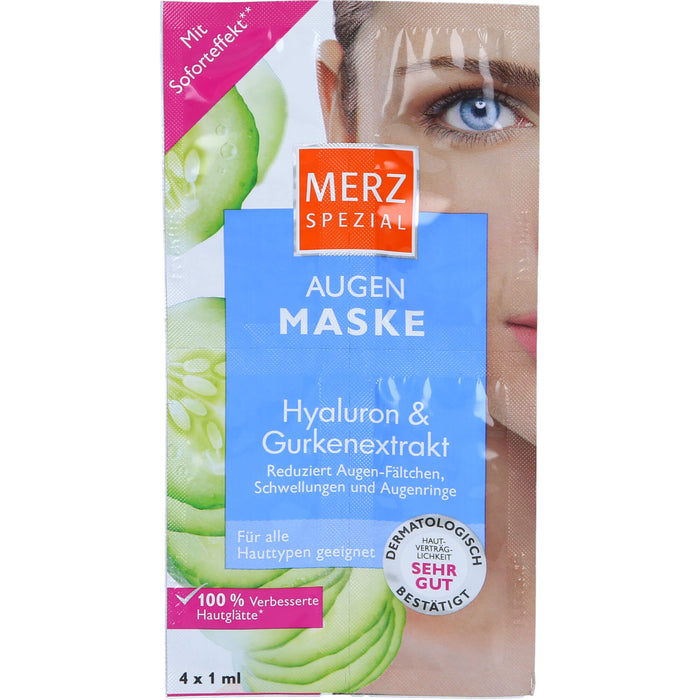 Merz Spezial Augen Maske, 4X1 ml XGM