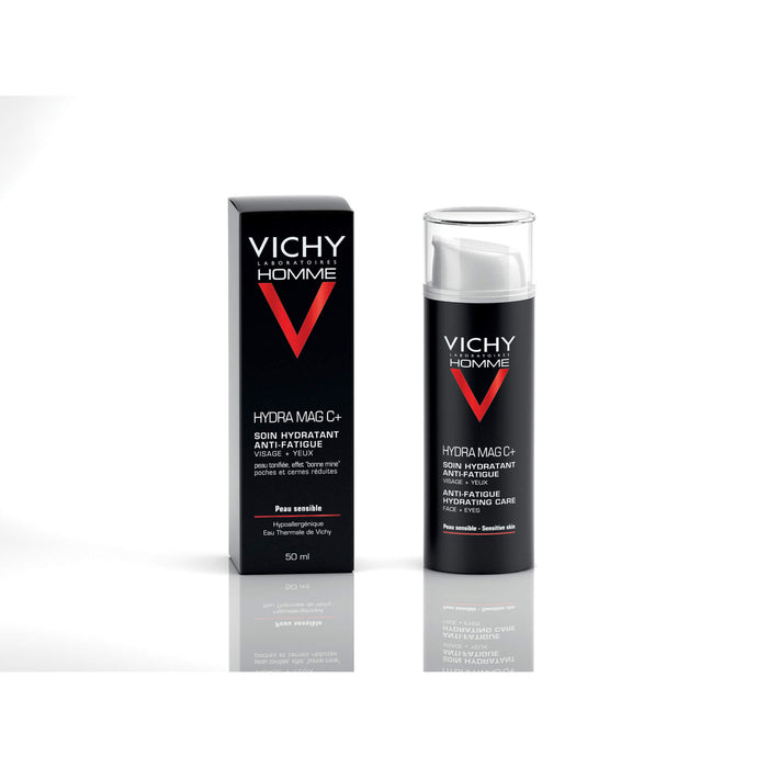 VICHY Homme Hydra Mag C+ Anti-Müdigkeit Feuchtigkeitspflege, 50 ml Creme