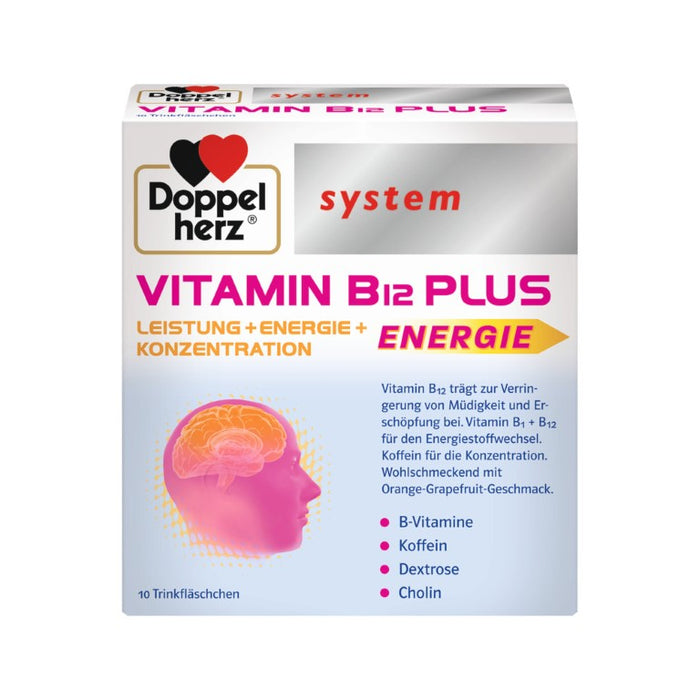 Doppelherz Vitamin B12 Plus system, 10X25 ml TRA