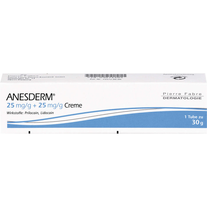 ANESDERM 25 mg/g + 25 mg/g Creme, 30 g Creme