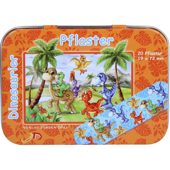 KINDERPFLASTER DINOSAURIER - DOSE, 20 St. Pflaster