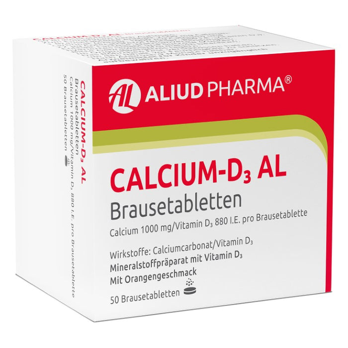 Calcium-D3 AL Brausetabletten, 50 St. Tabletten