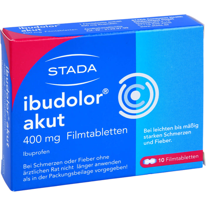 ibudolor akut 400 mg Filmtabletten, 10 St. Tabletten