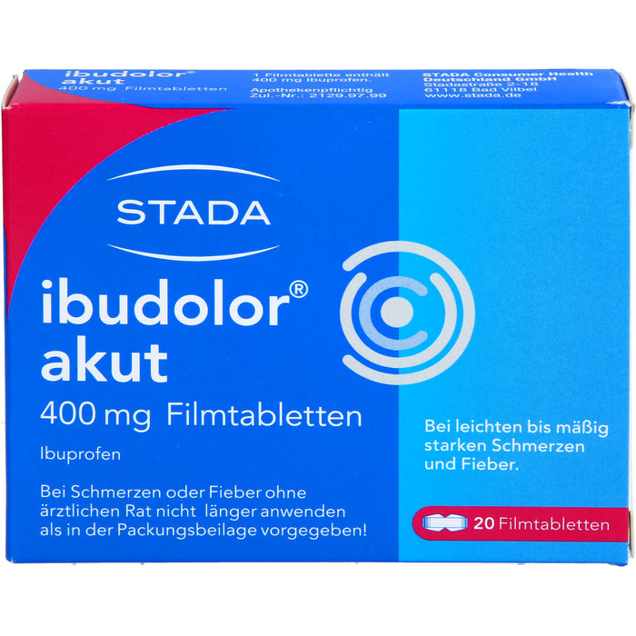 ibudolor akut 400 mg Filmtabletten, 20 St. Tabletten