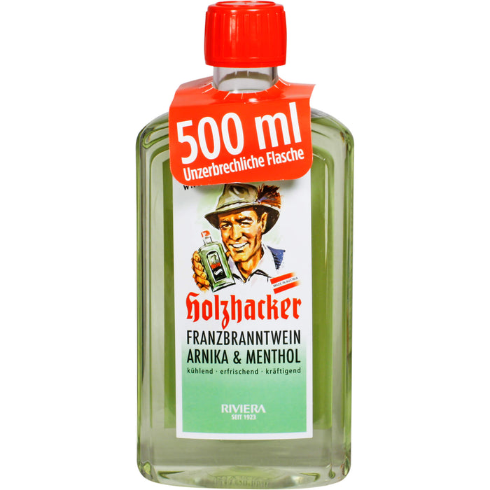 Holzhacker Franzbranntwein Arnika & Menthol Lösung, 500 ml Lösung