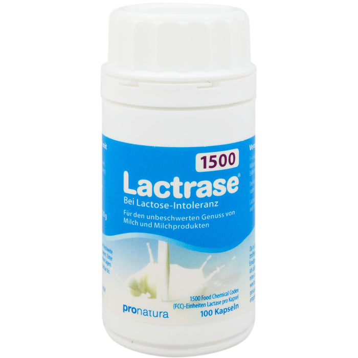 Lactrase 1500 bei Lactose-Intoleranz Kapseln, 100 St. Kapseln
