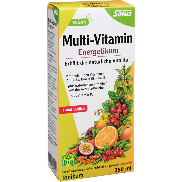 Salus Multi-Vitamin Energetikum Tonikum, 500 ml Lösung
