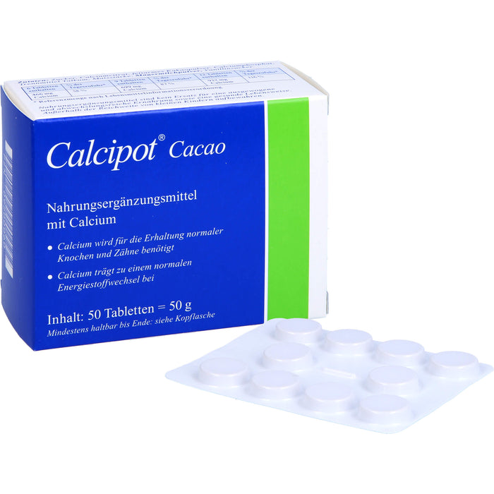 Calcipot Kautabletten, 50 St. Tabletten