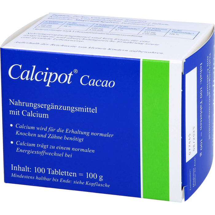 Calcipot Kautabletten, 100 St. Tabletten