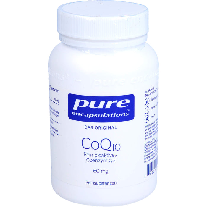 pure encapsulations CoQ10 Coenzym Q10 60 mg Kapseln, 250 St. Kapseln