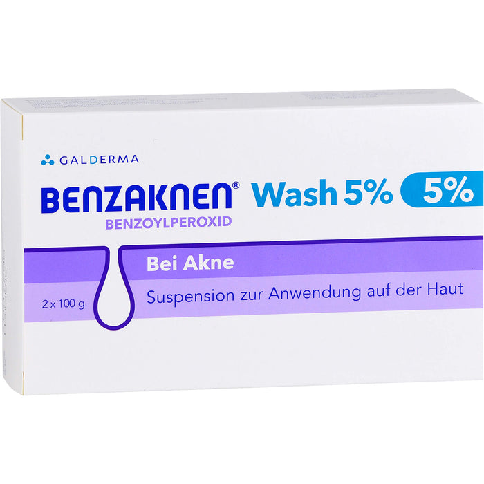 BENZAKNEN Wash 5 % Suspension bei Akne, 200 g Lösung