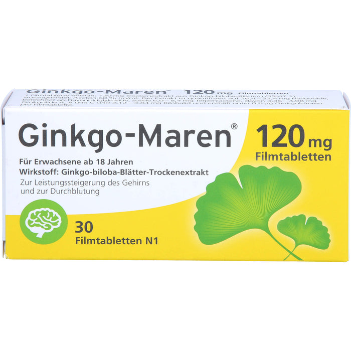 Ginkgo-Maren 120 mg Filmtabletten, 30 St FTA