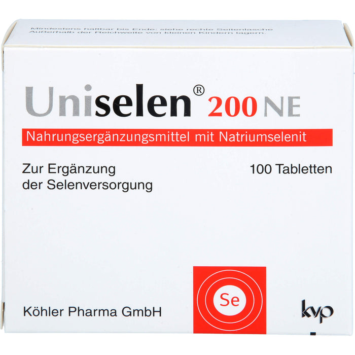 Köhler Pharma Uniselen 200 NE Tabletten, 100 St. Tabletten