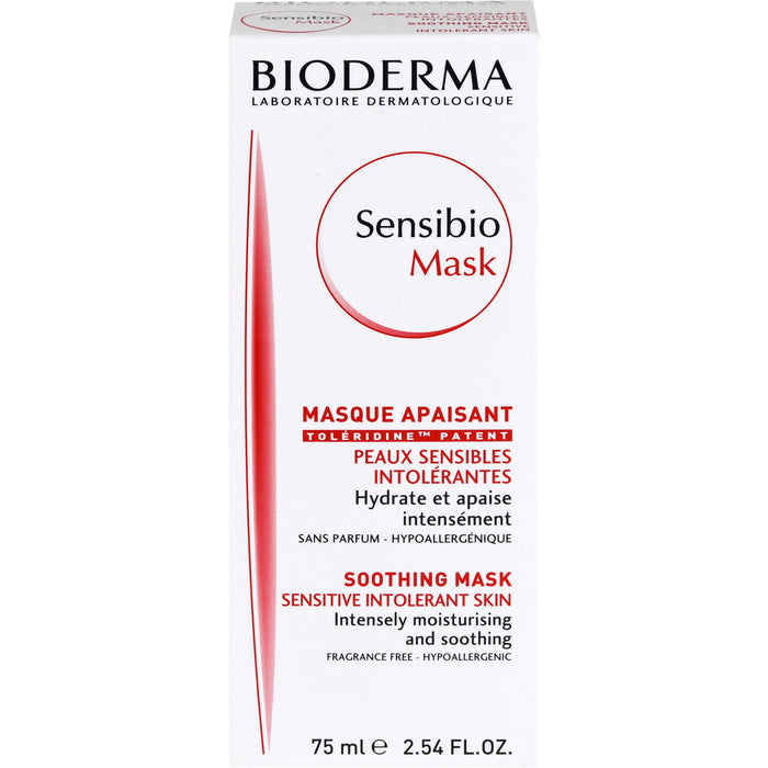 BIODERMA Sensibio Mask Gesichtsmaske, 75 ml Gesichtsmaske