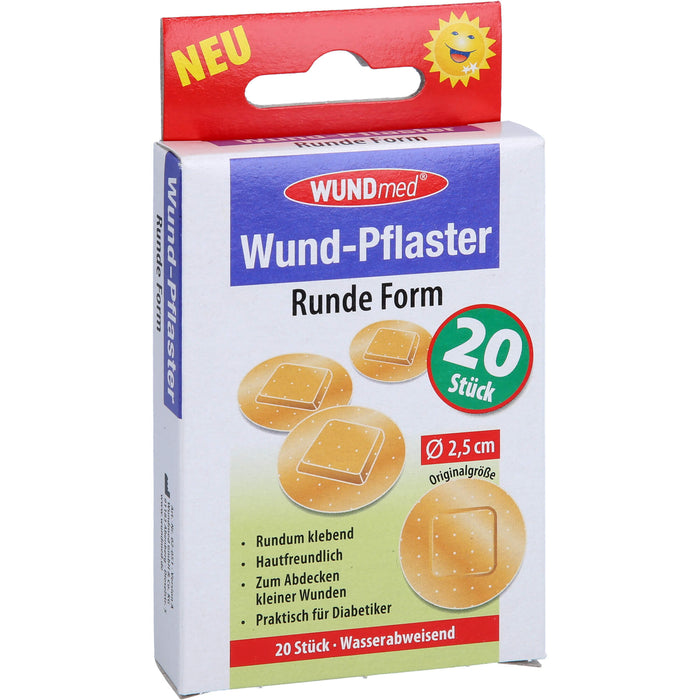 WUND-PFLASTER RUND 2,5cm, 20 St PFL