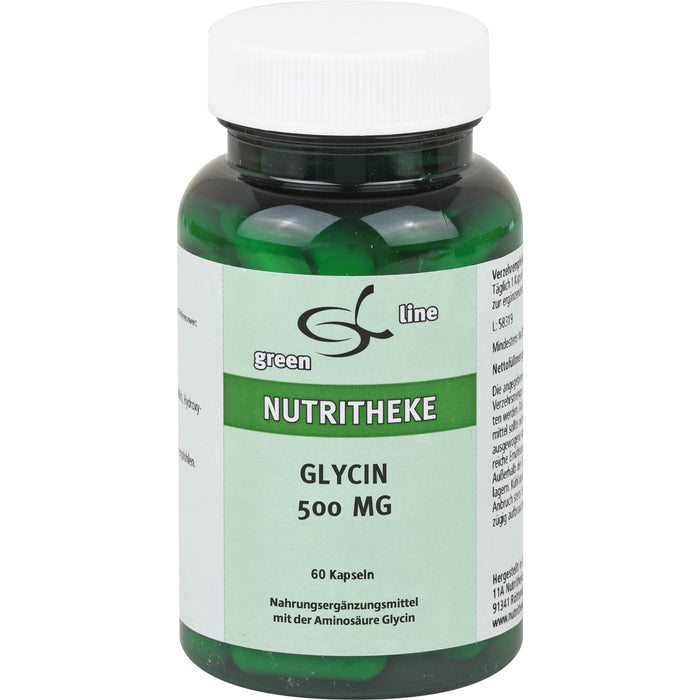 green line Nutritheke Glycin 500 mg Kapseln, 60 St. Kapseln