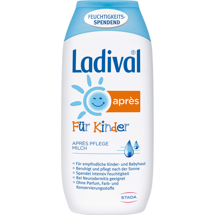 Ladival für Kinder Après Pflege-Milch, 200 ml Lotion