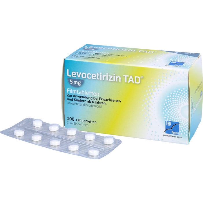 Levocetirizin TAD 5 mg Filmtabletten, 100 St FTA