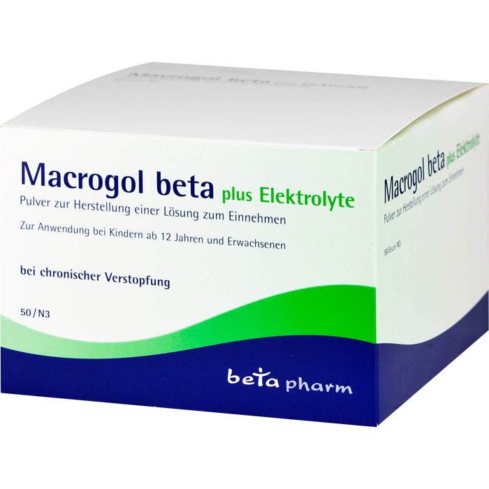 Macrogol beta plus Elektrolyte Pulver, 50 St. Beutel