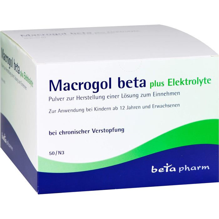 Macrogol beta plus Elektrolyte Pulver, 50 St. Beutel