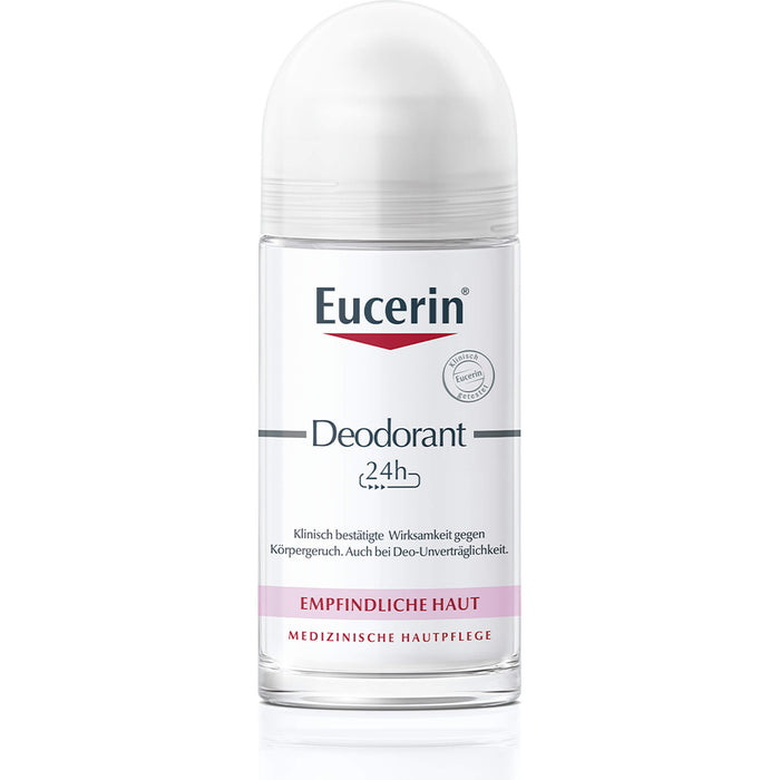 Eucerin Deodorant für empfindliche Haut 24 h Roll-on, 50 ml Lösung