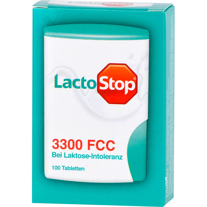 LactoStop 3300 FCC bei Lactose-Intoleranz Tabletten, 100 St. Tabletten