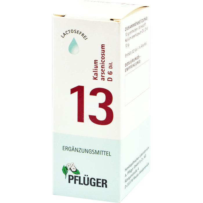 Biochemie Nr.13 Kalium arsenicosum D6 Pflüger Dil., 30 ml TRO