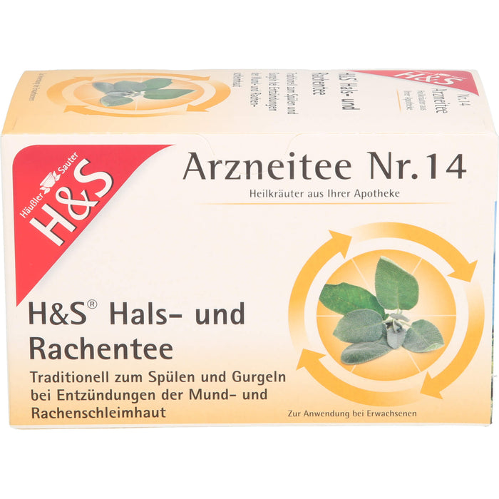 H&S Hals-und Rachentee, 20X2.5 g FBE
