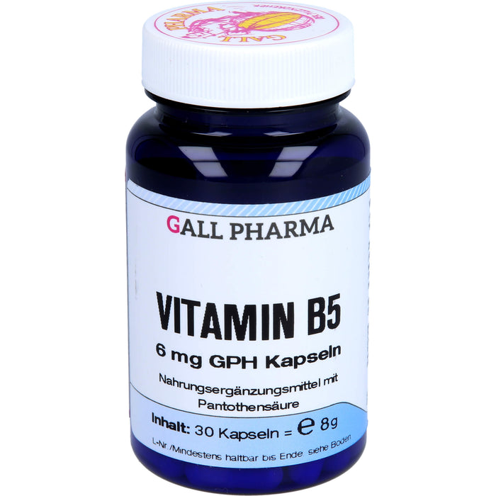 GALL PHARMA Vitamin B5 6 mg GPH Kapseln, 30 St. Kapseln