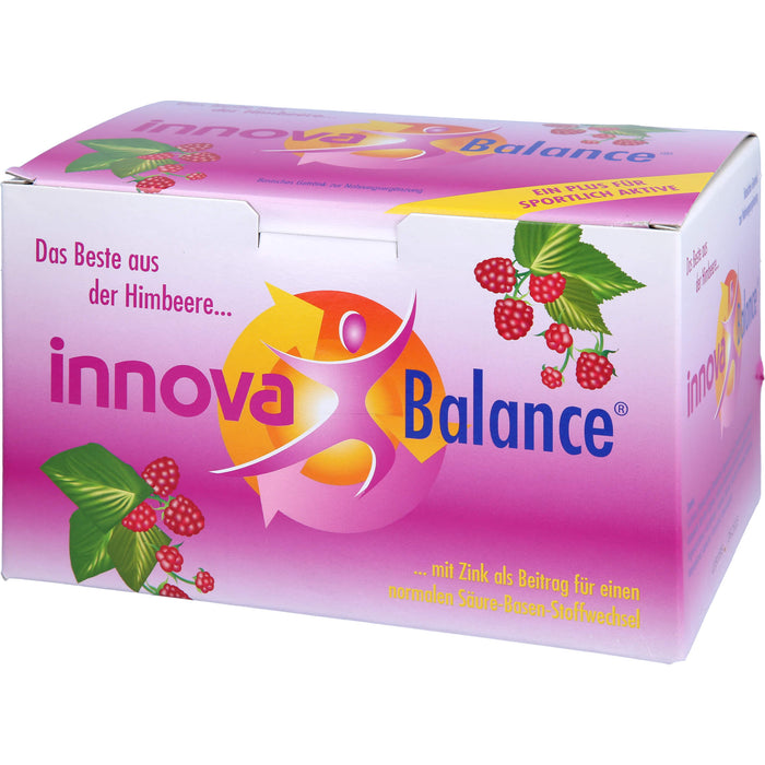 Innova Balance Pulver mit Himbeergeschmack für mehr Balance im Säure-Basen-Haushalt, 30 St. Beutel