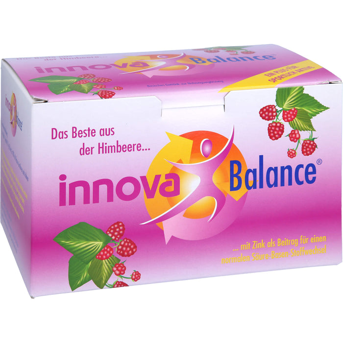 Innova Balance Pulver mit Himbeergeschmack für mehr Balance im Säure-Basen-Haushalt, 30 St. Beutel