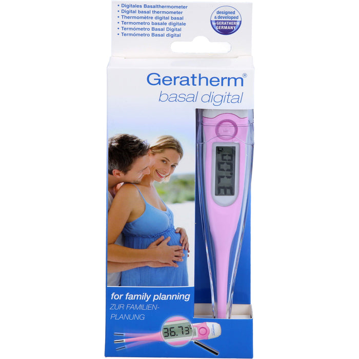Geratherm digitales Basalthermometer zur Familienplanung, 1 St. Test