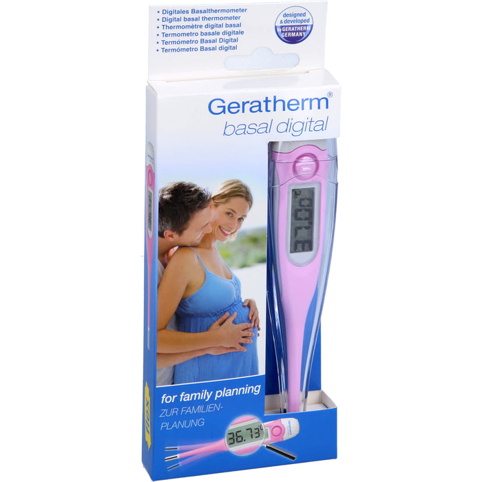 Geratherm digitales Basalthermometer zur Familienplanung, 1 St. Test