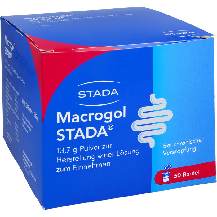 Macrogol STADA 13,7 g Pulver zur Herstellung einer Lösung zum Einnehmen, 50 St PLE