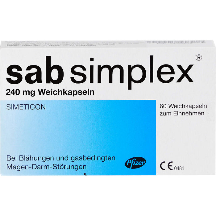 sab simplex 240 mg Weichkapseln, 60 St. Kapseln