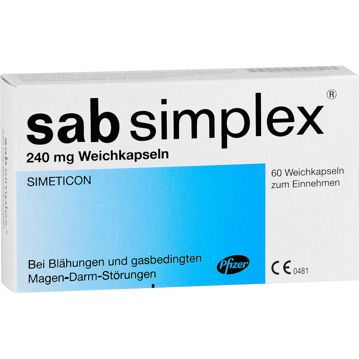 sab simplex 240 mg Weichkapseln, 60 St. Kapseln