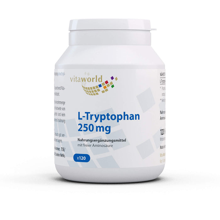 vitaworld L-Tryptophan 250 mg Kapseln, 120 St. Kapseln