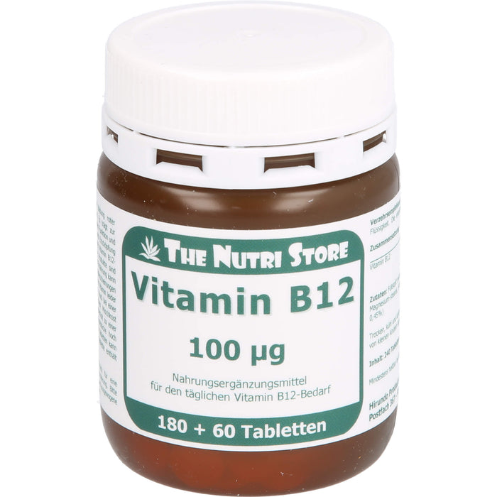 The Nutri Store Vitamin B12 100 µg Tabletten, 180 St. Tabletten