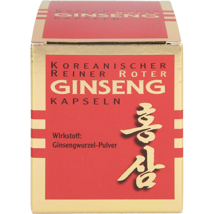 Koreanischer Reiner Roter Ginseng Wurzelpulver 300 mg Kapseln, 100 St. Kapseln