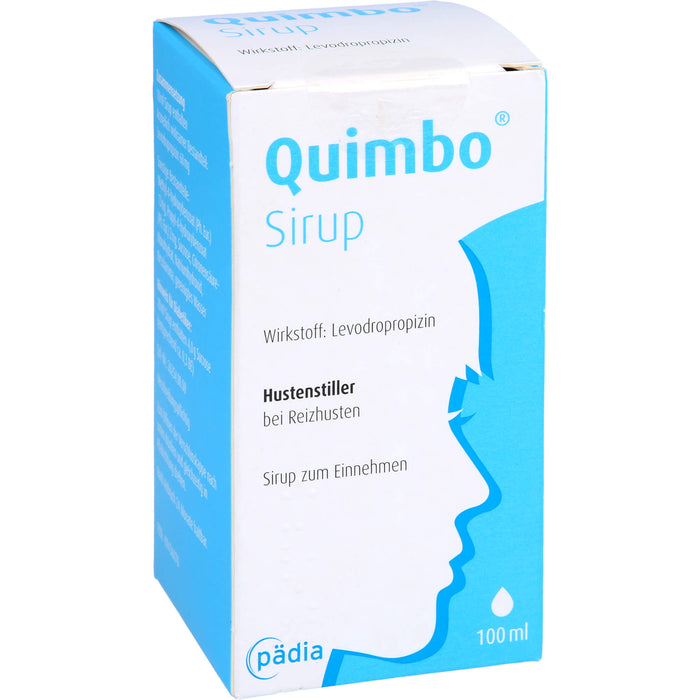 Quimbo Sirup Hustenstiller bei Reizhusten, 100 ml Lösung