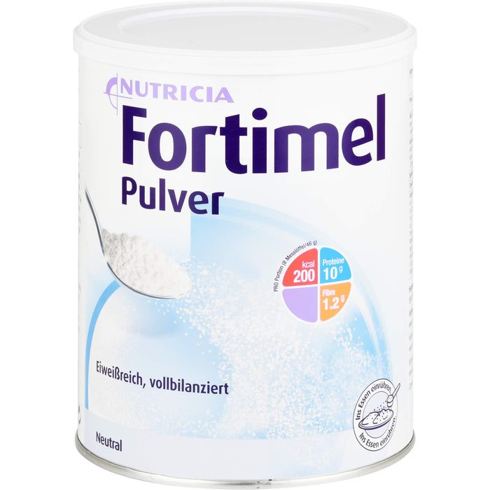 NUTRICIA Fortimel vollbilanzierte Aufbaunahrung in Pulverform, 670 g Pulver